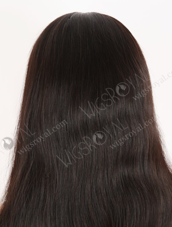 In Stock Chinese Virgin Hair 18" Natural Straight Natural Color Silk Top Full Lace Wig STW-708-31070