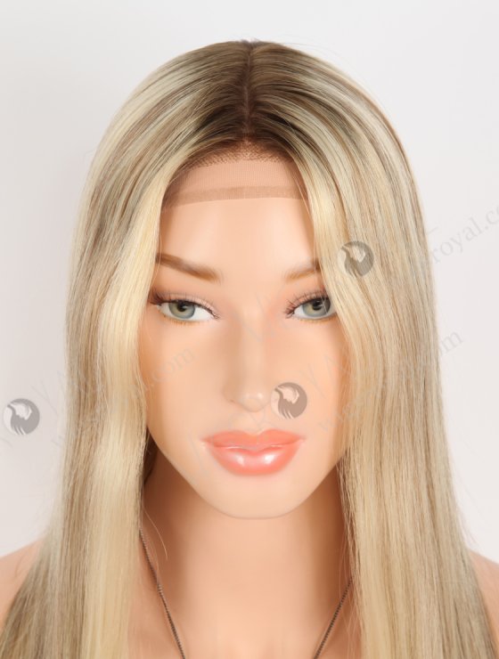 In Stock European Virgin Hair 16" Straight T9/22#/9# Highlights Color Silk Top Gripper Wig GRP-08126-31025