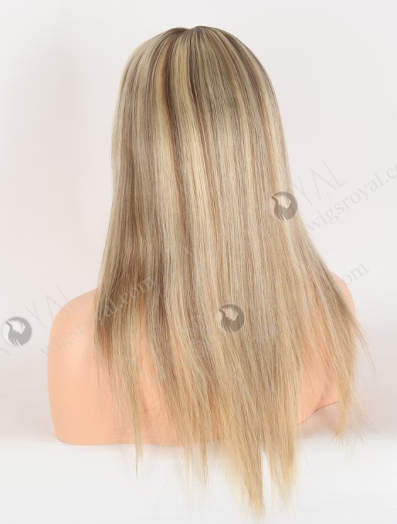 In Stock European Virgin Hair 16" Straight T9/22#/9# Highlights Color Silk Top Gripper Wig GRP-08126-31031