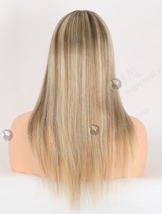 In Stock European Virgin Hair 16" Straight T9/22#/9# Highlights Color Silk Top Gripper Wig GRP-08126-31033