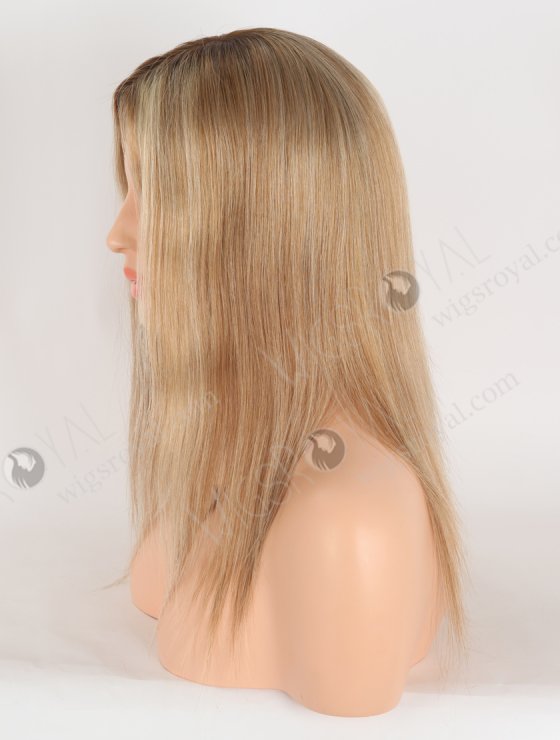 In Stock European Virgin Hair 14" Straight T4#/8/22/60# Color Silk Top Gripper Wig GRP-08128-31055