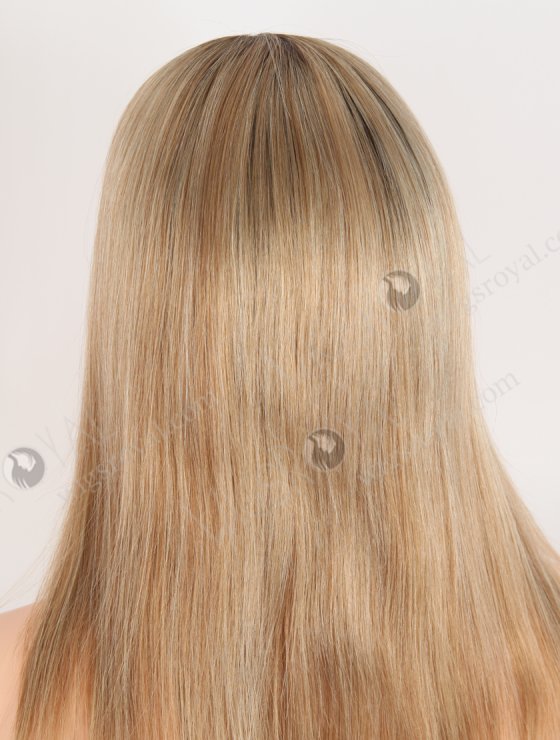 In Stock European Virgin Hair 14" Straight T4#/8/22/60# Color Silk Top Gripper Wig GRP-08128-31056