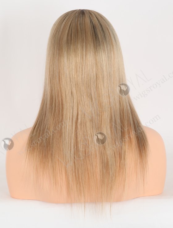 In Stock European Virgin Hair 14" Straight T4#/8/22/60# Color Silk Top Gripper Wig GRP-08128-31057