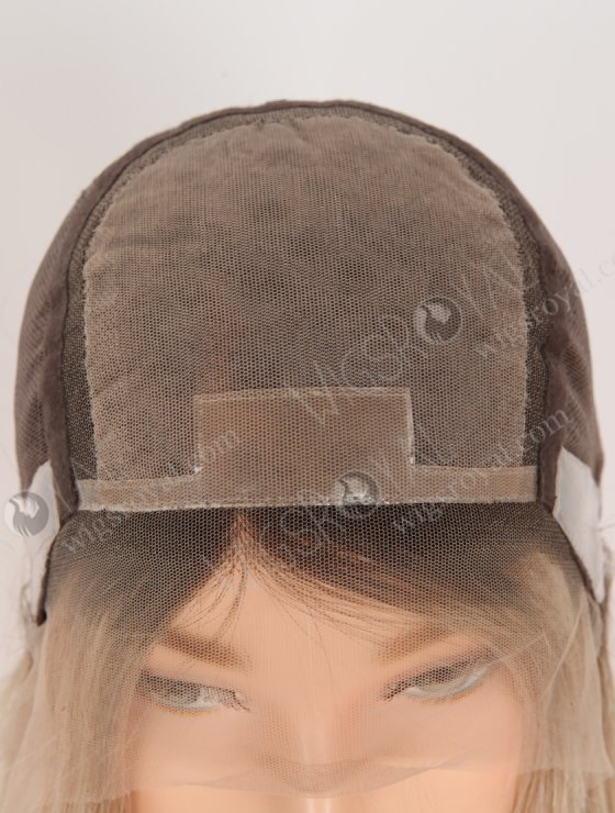 Highlight Color With Brown Root Bob Straight Human Hair Lace Front Wigs WR-CLF-075-31113