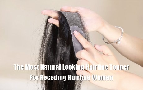 The Most Natural Looking HD Lace Frontal Hairline Topper For Receding Hairline Women