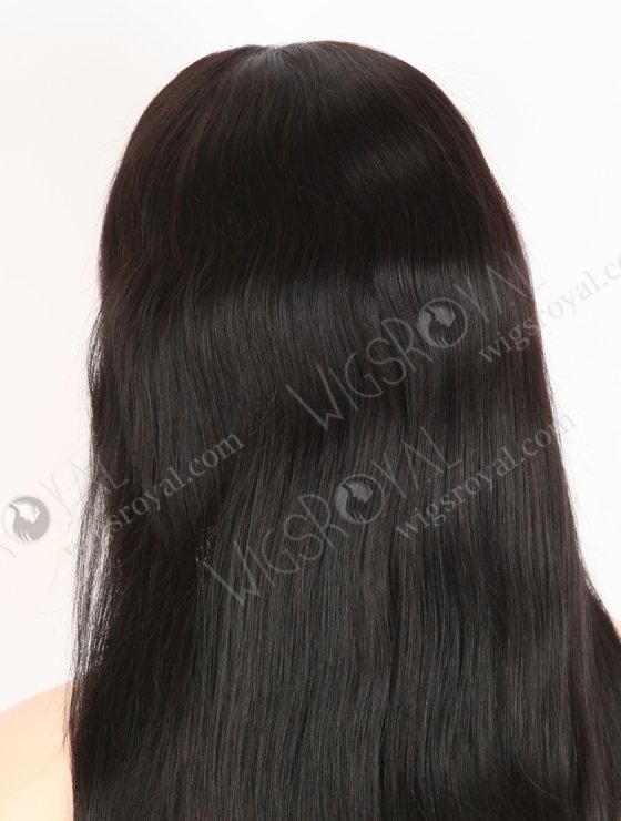 In Stock Indian Remy Hair 16" Straight Color #1b Silk Top Full Lace Wig STW-068-31213