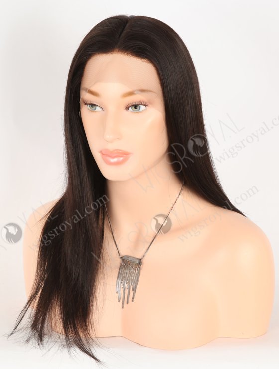 In Stock Malaysian Virgin Hair 16" Straight Natural Color Silk Top Full Lace Wig STW-301-31235