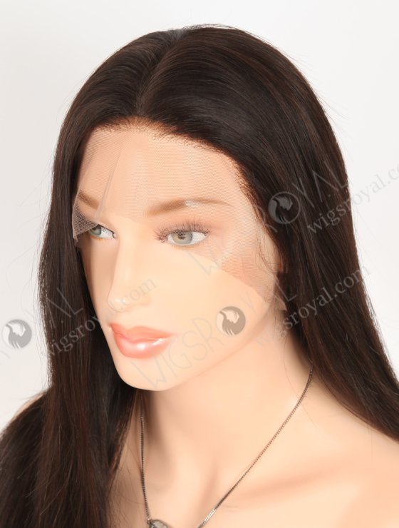 In Stock Brazilian Virgin Hair 18" Straight Natural Color Silk Top Full Lace Wig STW-411-31283