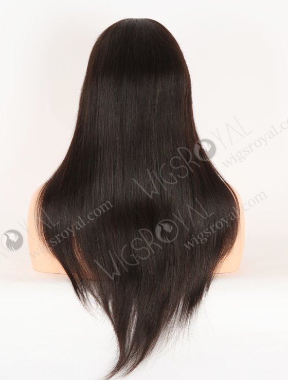 In Stock Brazilian Virgin Hair 18" Straight Natural Color Silk Top Full Lace Wig STW-411-31285