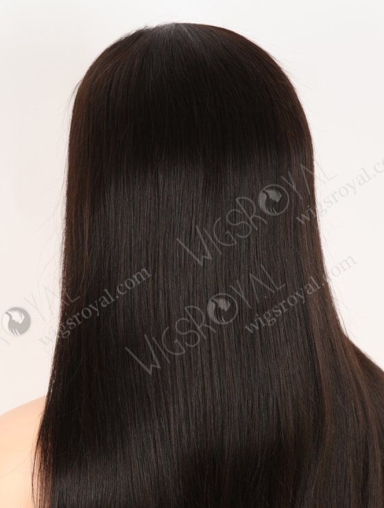 In Stock Brazilian Virgin Hair 18" Straight Natural Color Silk Top Full Lace Wig STW-411-31286