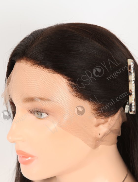 In Stock Brazilian Virgin Hair 18" Straight Natural Color Silk Top Full Lace Wig STW-411-31287