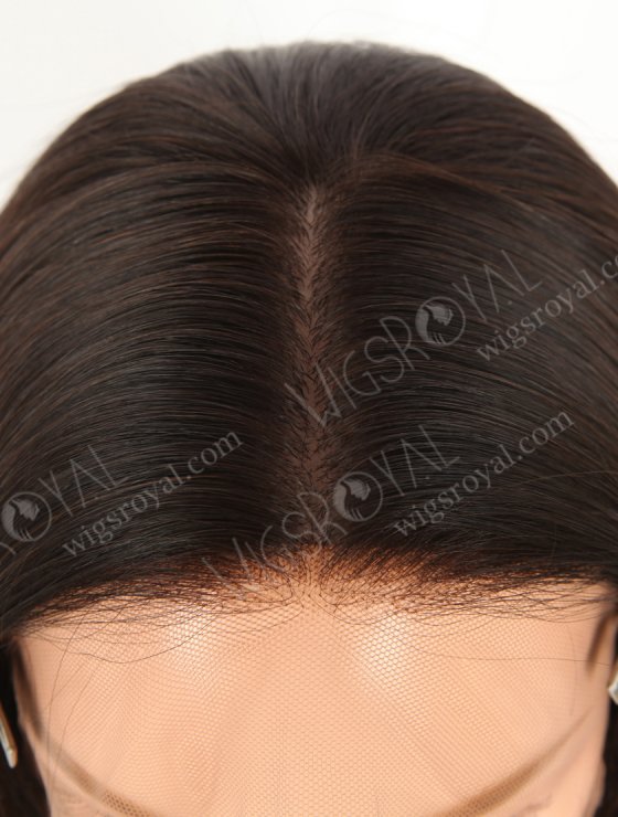 In Stock Brazilian Virgin Hair 18" Straight Natural Color Silk Top Full Lace Wig STW-411-31288