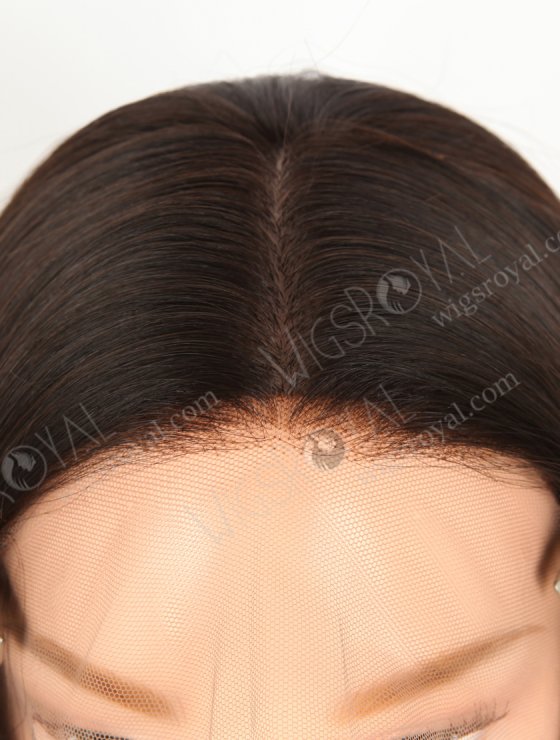In Stock Brazilian Virgin Hair 18" Straight Natural Color Silk Top Full Lace Wig STW-411-31289