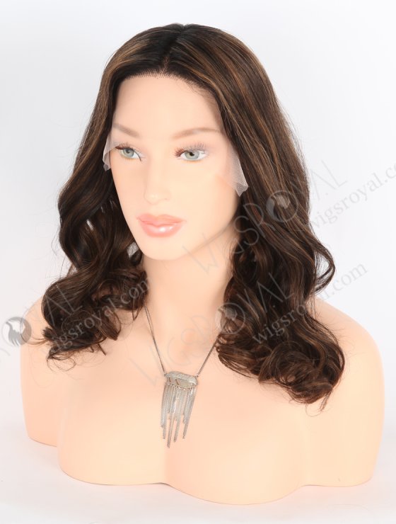 Chic Human Hair Lace Front Wig With Natural Hairline RLF-08017-31355