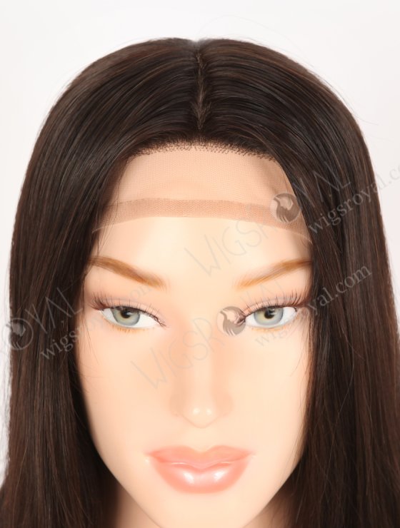 High quality Human Hair Wigs for Bald Women | 12 Inch Natural Black Natural Scalp Silk Top Gripper Wig GRP-08101-31461