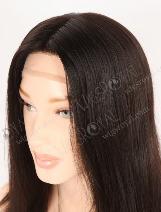 High quality Human Hair Wigs for Bald Women | 12 Inch Natural Black Natural Scalp Silk Top Gripper Wig GRP-08101-31465