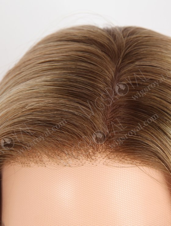 Gorgeous 10 Inch Bob Wig Darker Roots Brown Hair with Blonde Highlights GRD-08031-31555