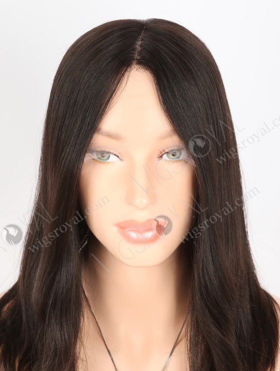 Realistic 12 Inch Double Drawn Natural Color Hair Silk Top Wigs for Women with Thinning Hair GRD-08034-31565
