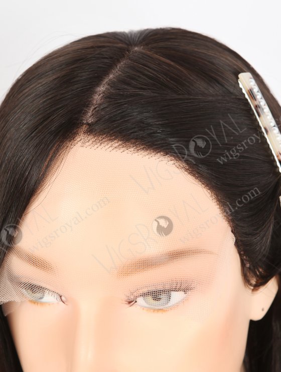 Realistic 12 Inch Double Drawn Natural Color Hair Silk Top Wigs for Women with Thinning Hair GRD-08034-31567