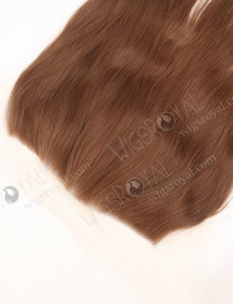 Pure Light Brown Brazilian Virgin Human Hair Full Swiss Lace Frontal WR-LF-025