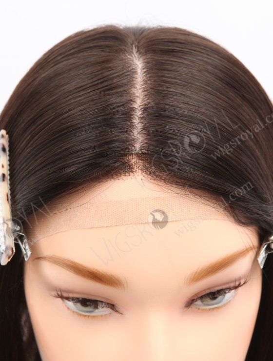 Best Raw Virgin Hair Silk Top Medical Wigs for Cancer Patients 16 Inches Natural Brown Color GRP-08110-31683
