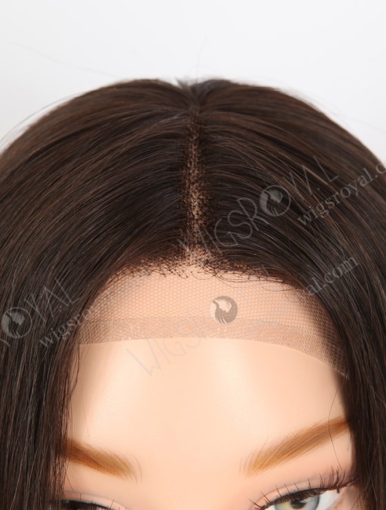 Natural Looking Wigs for Alopecia Best Quality 16 Inch Natural Brown Raw Virgin Hair Medical Gripper Wigs GRP-08022-31658