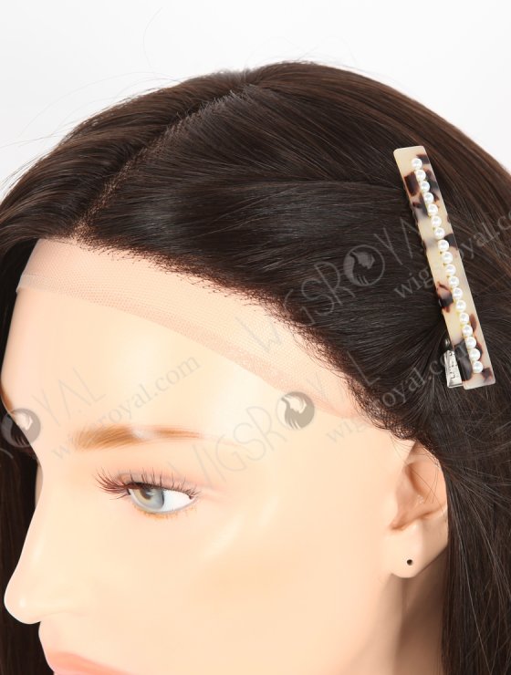 In Stock European Virgin Hair 14" Natural Straight Natural Brown Color Gripper Wig GRP-08021-31654