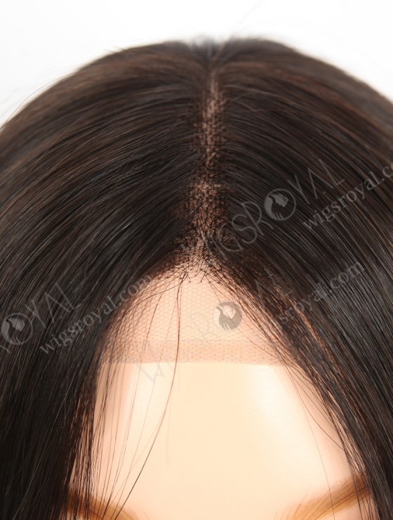 In Stock European Virgin Hair 14" Natural Straight Natural Black Color Gripper Wig GRP-08019-31646