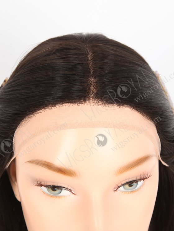 In Stock European Virgin Hair 14" Natural Straight Natural Black Color Gripper Wig GRP-08019-31645