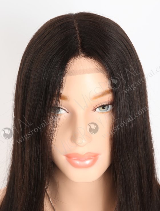 In Stock European Virgin Hair 16" Natural Straight Natural Black Color Gripper Wig GRP-08020-31648
