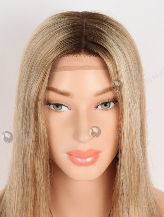 High Quality Wigs for Bald Women 14 Inches Beautiful Brown and Blonde Highlights GRP-08128-31728