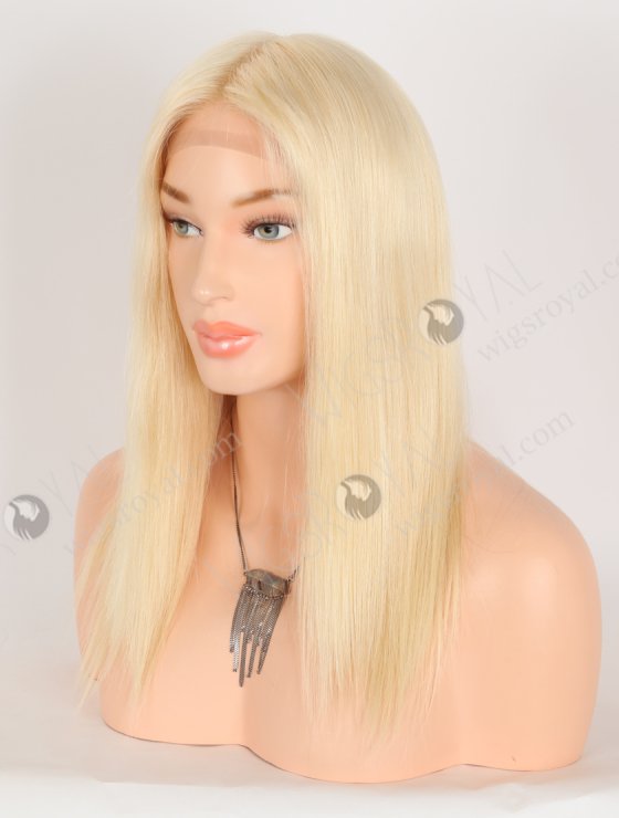 In Stock European Virgin Hair 14" All One Length 613# Color Straight Silk Top Gripper Wig GRP-08131-31853