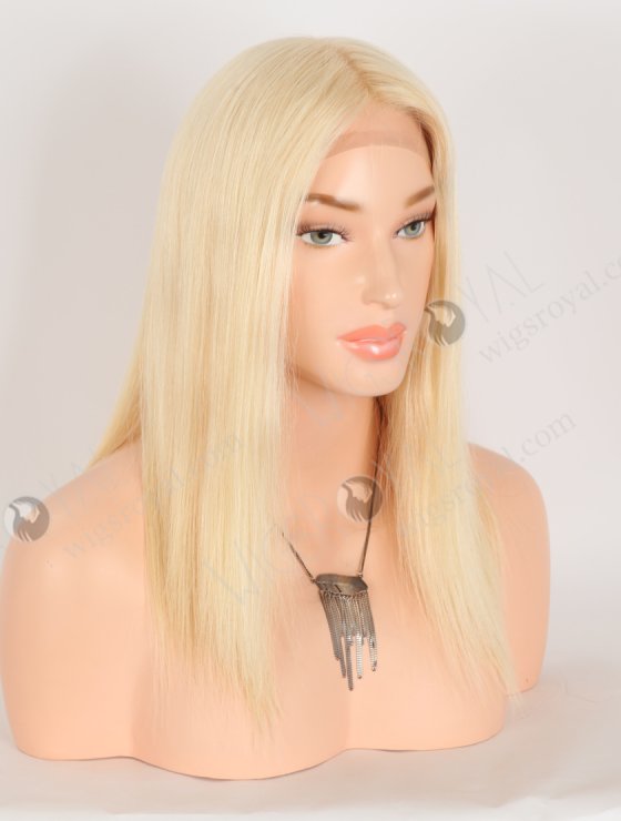 In Stock European Virgin Hair 14" All One Length 613# Color Straight Silk Top Gripper Wig GRP-08131-31855