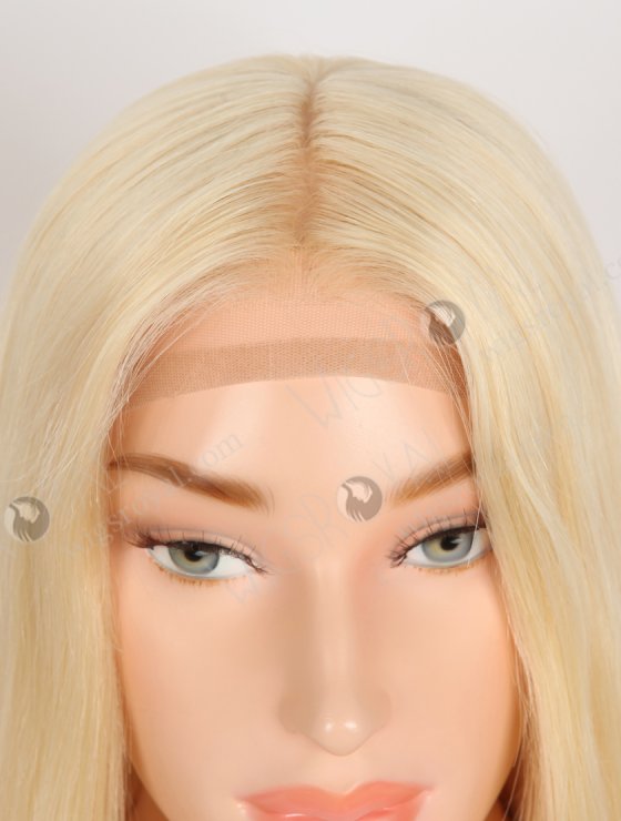 In Stock European Virgin Hair 12" All One Length 613# Straight Silk Top Gripper Wig GRP-08130-31862