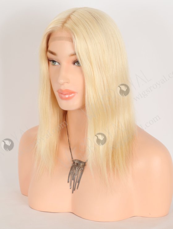 In Stock European Virgin Hair 12" All One Length 613# Straight Silk Top Gripper Wig GRP-08130-31863