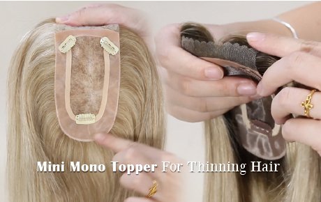 Mini Mono Topper For Thinning Hair