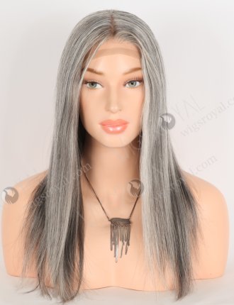 Silky Straight Gray Hair Human Wig GRP-08138