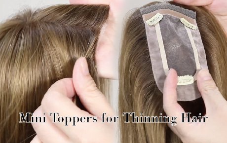 Mini Toppers for Thinning Hair
