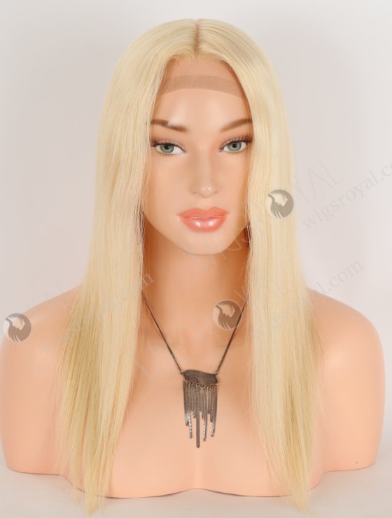 In Stock European Virgin Hair 16" 613# Color Straight Silk Top Gripper Wig GRP-08132-31944