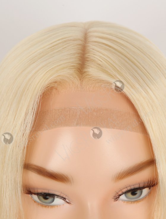 In Stock European Virgin Hair 16" 613# Color Straight Silk Top Gripper Wig GRP-08132-31947