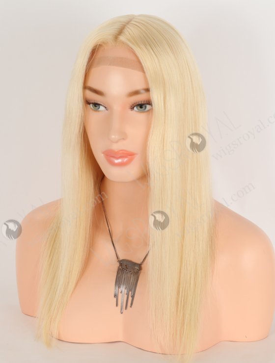 In Stock European Virgin Hair 16" 613# Color Straight Silk Top Gripper Wig GRP-08132-31946