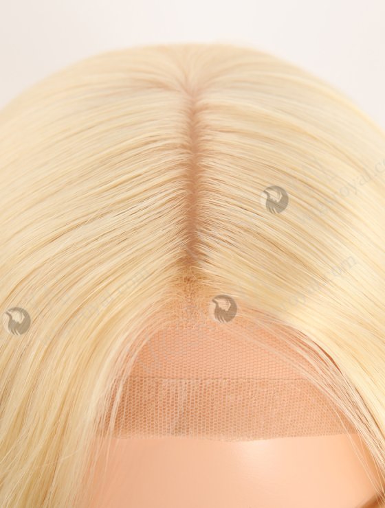 In Stock European Virgin Hair 16" 613# Color Straight Silk Top Gripper Wig GRP-08132-31951