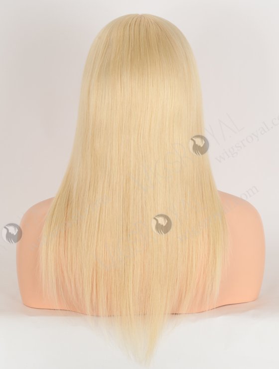In Stock European Virgin Hair 16" 613# Color Straight Silk Top Gripper Wig GRP-08132-31950
