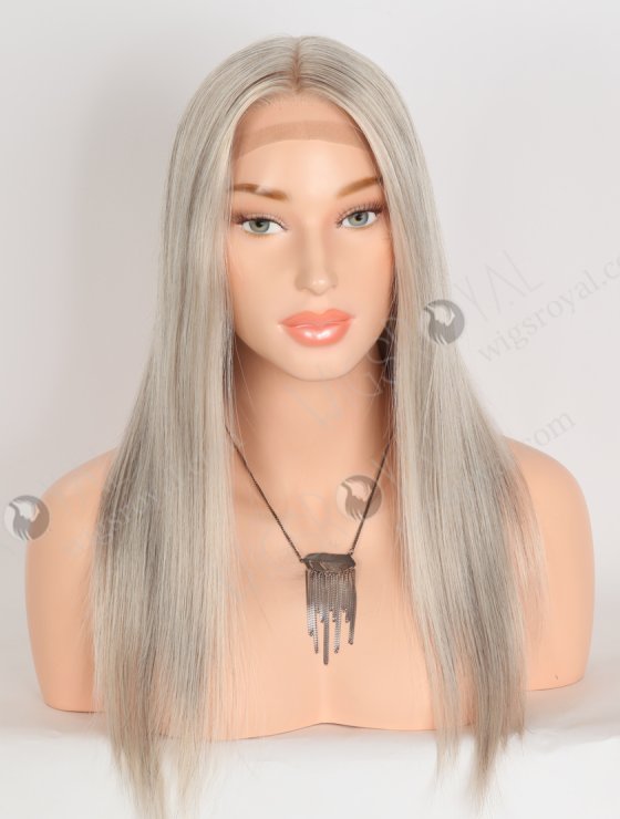 Unique Gray Hair Gripper Wig For Women GRP-08136-31956