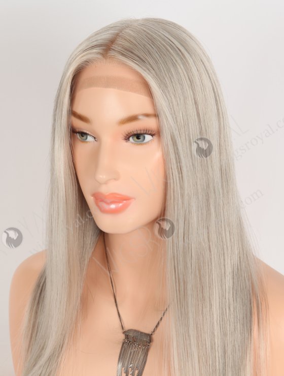 Unique Gray Hair Gripper Wig For Women GRP-08136-31961
