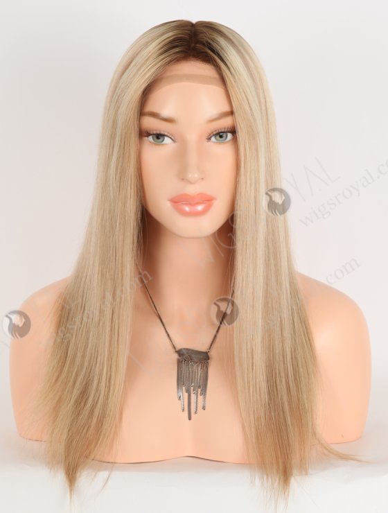 Roots Color Blonde Human Hair Gipper Wig GRP-08140-31979