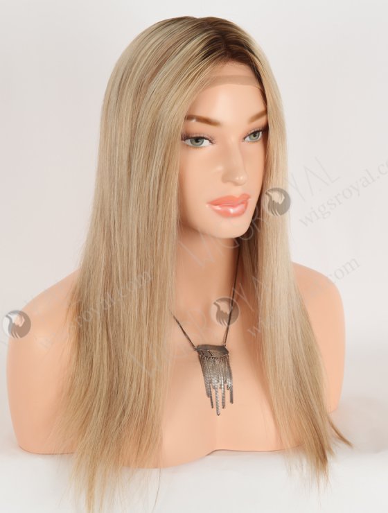 Roots Color Blonde Human Hair Gipper Wig GRP-08140-31981