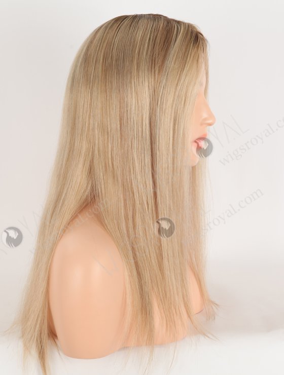 Roots Color Blonde Human Hair Gipper Wig GRP-08140-31984
