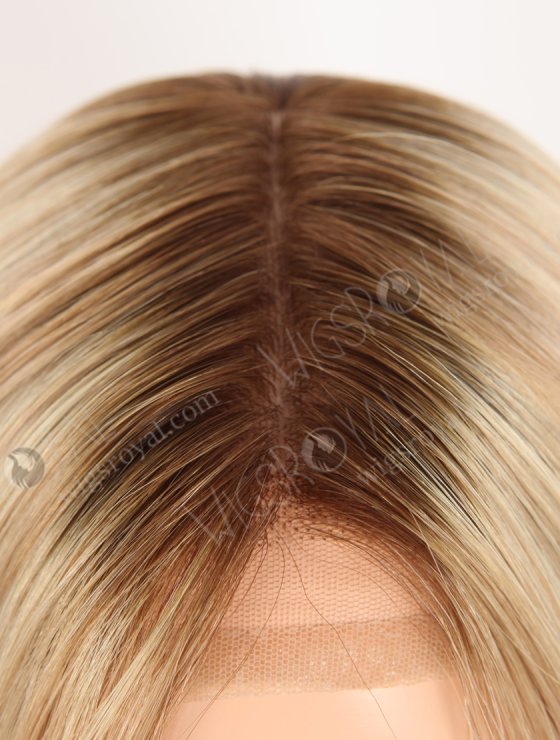 Roots Color Blonde Human Hair Gipper Wig GRP-08140-31986
