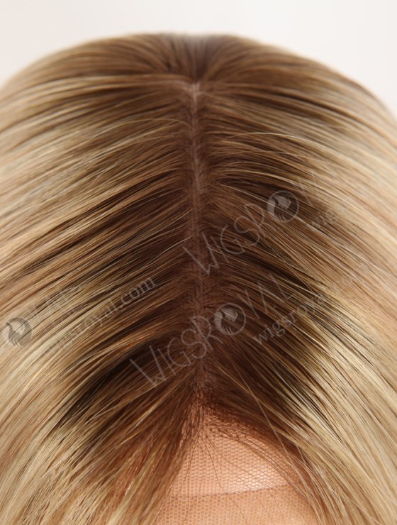 Roots Color Blonde Human Hair Gipper Wig GRP-08140-31987